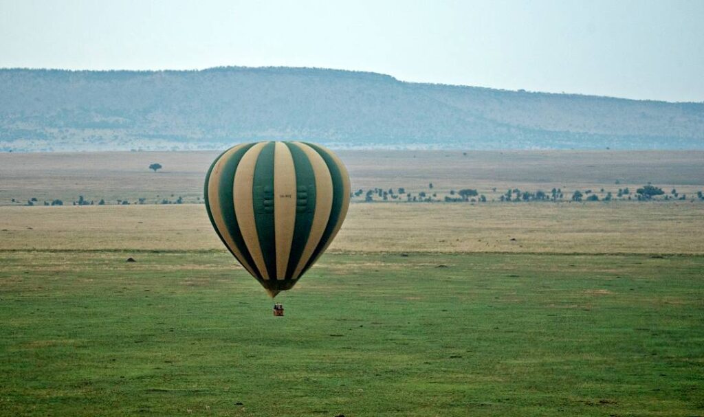 Safari en montgolfière, Tanzanie